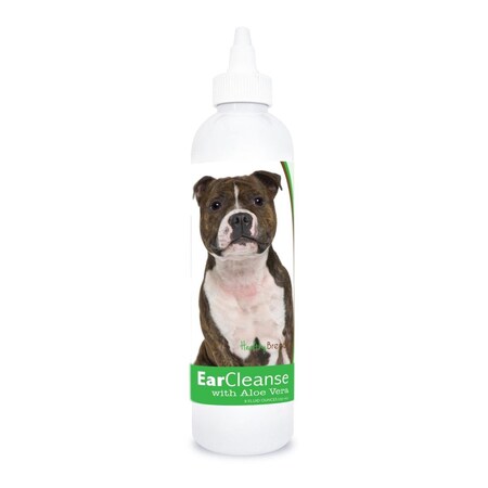 Healthy Breeds 8 oz Staffordshire Bull Terrier Ear Cleanse with Aloe Vera Cucumber Melon 840235115140